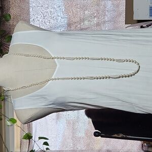 VINTAGE Costume Jewelry 24" drop Faux Pearl Necklace
